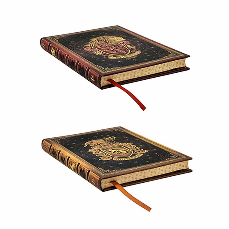 【ミディ 無地 2冊セット】Paperblanks ペーパーブランクス Harry Potter ハリーポッターグリフィンドール×ハッフルパフ