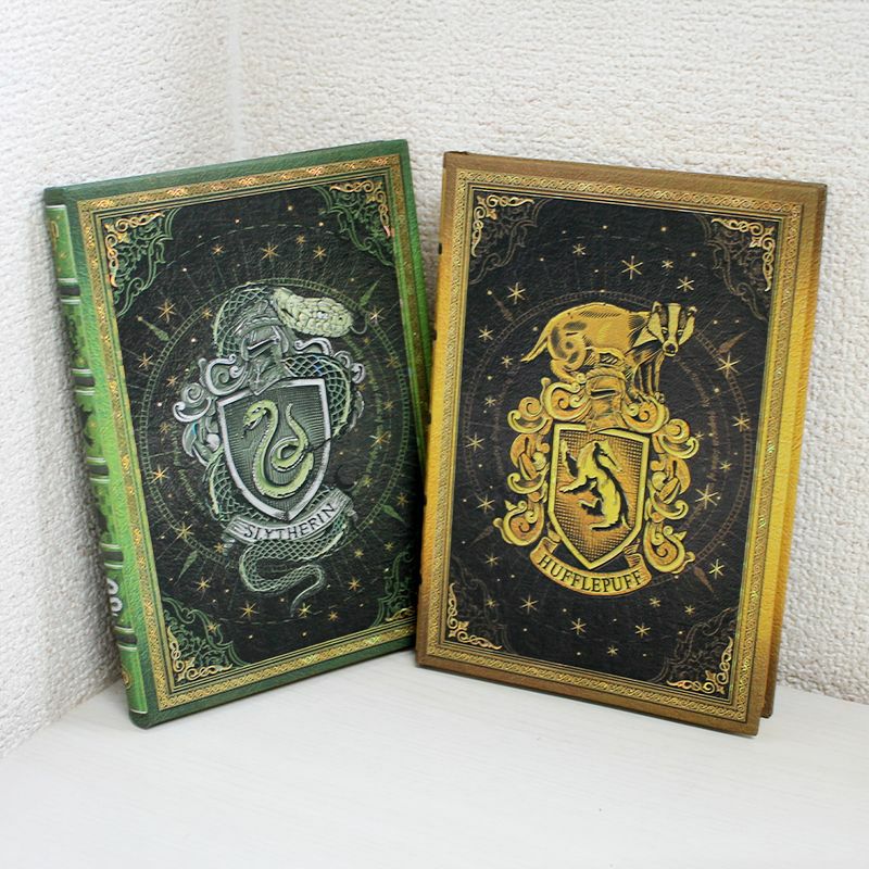 【ミディ 無地 2冊セット】Paperblanks ペーパーブランクス Harry Potter ハリーポッター スリザリン×ハッフルパフ