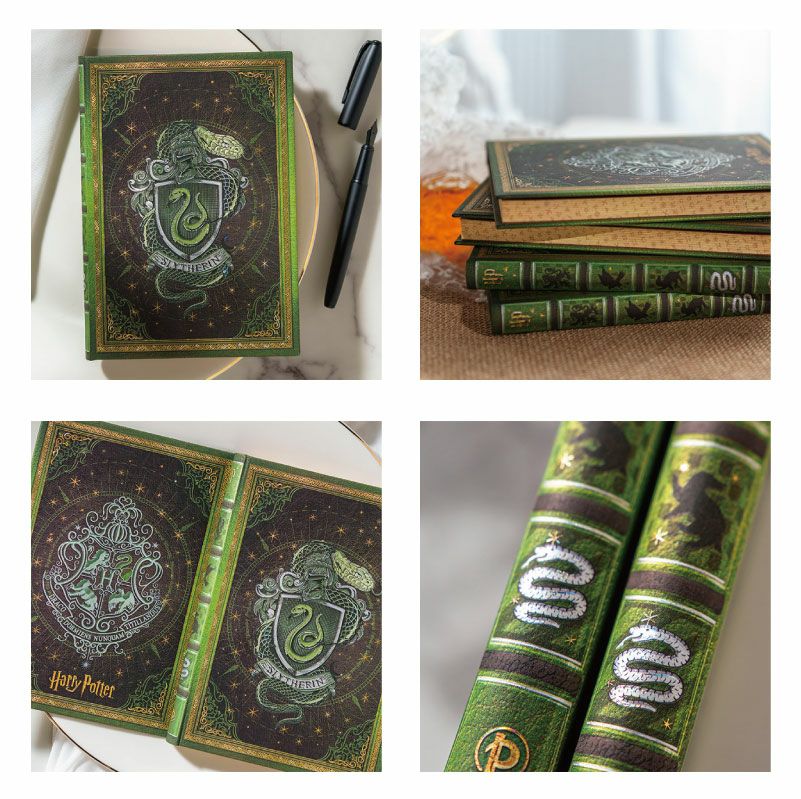 【ミディ 罫線 2冊セット】Paperblanks ペーパーブランクス Harry Potter ハリーポッタースリザリン×レイブンクロー