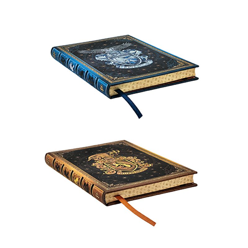 【ミディ 罫線 2冊セット】Paperblanks ペーパーブランクス Harry Potter ハリーポッターハッフルパフ×レイブンクロー