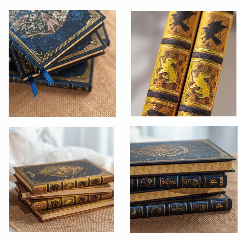 【ミニ/ミディ 無地 2冊セット】Paperblanks ペーパーブランクス Harry Potter ハリーポッター ホグワーツの伝説(ミニ) ハッフルパフ(ミディ)