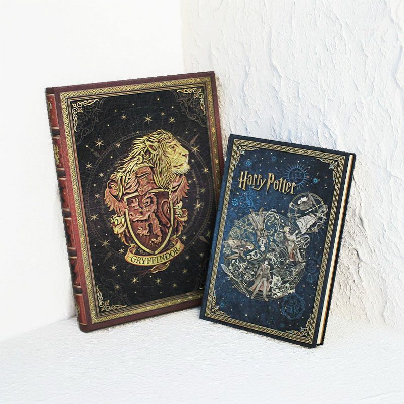 【ミニ/ミディ 無地 2冊セット】Paperblanks ペーパーブランクス Harry Potter ハリーポッター ホグワーツの伝説(ミニ) グリフィンドール(ミディ)