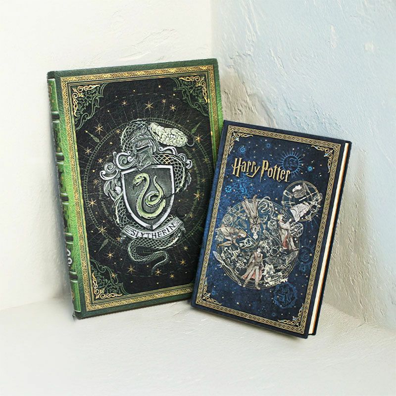 【ミニ/ミディ 無地 2冊セット】Paperblanks ペーパーブランクス Harry Potter ハリーポッター ホグワーツの伝説(ミニ) スリザリン(ミディ)