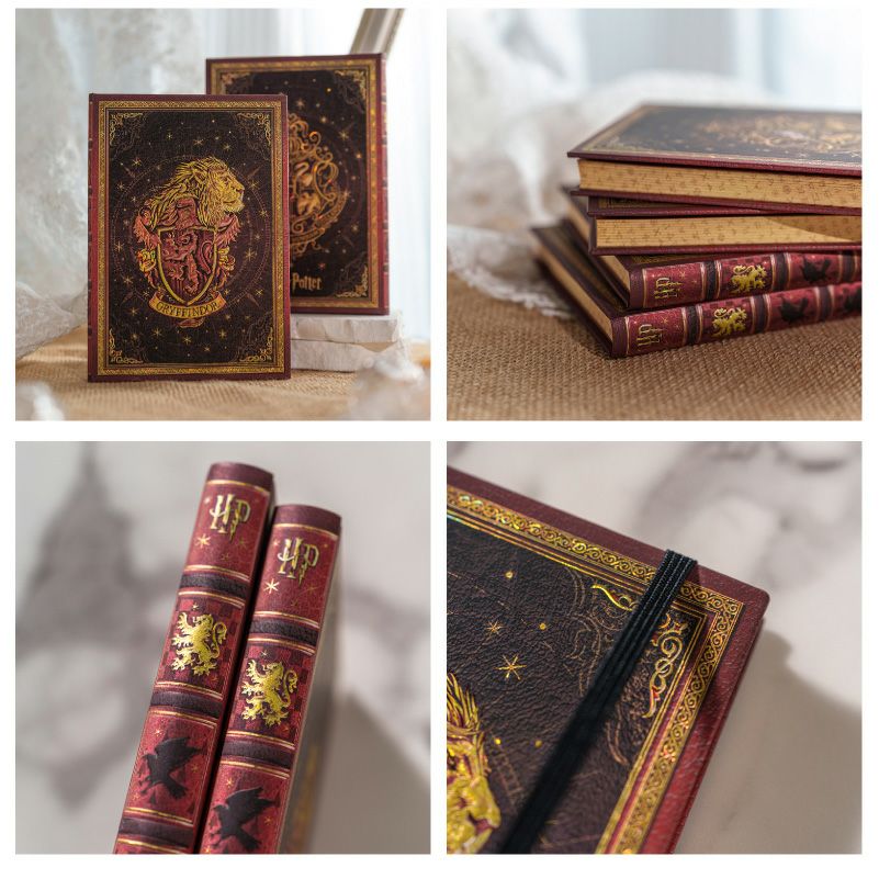 【名入れ無料】　ラミー サファリ LAMY Safari ハリーポッター Harry Potter ハリポタ 万年筆 ペーパーブランクス Paperblanks グリフィンドール ホグワーツ ミディ 無地 ノート 2点セット 誕生日 ギフト 推し活