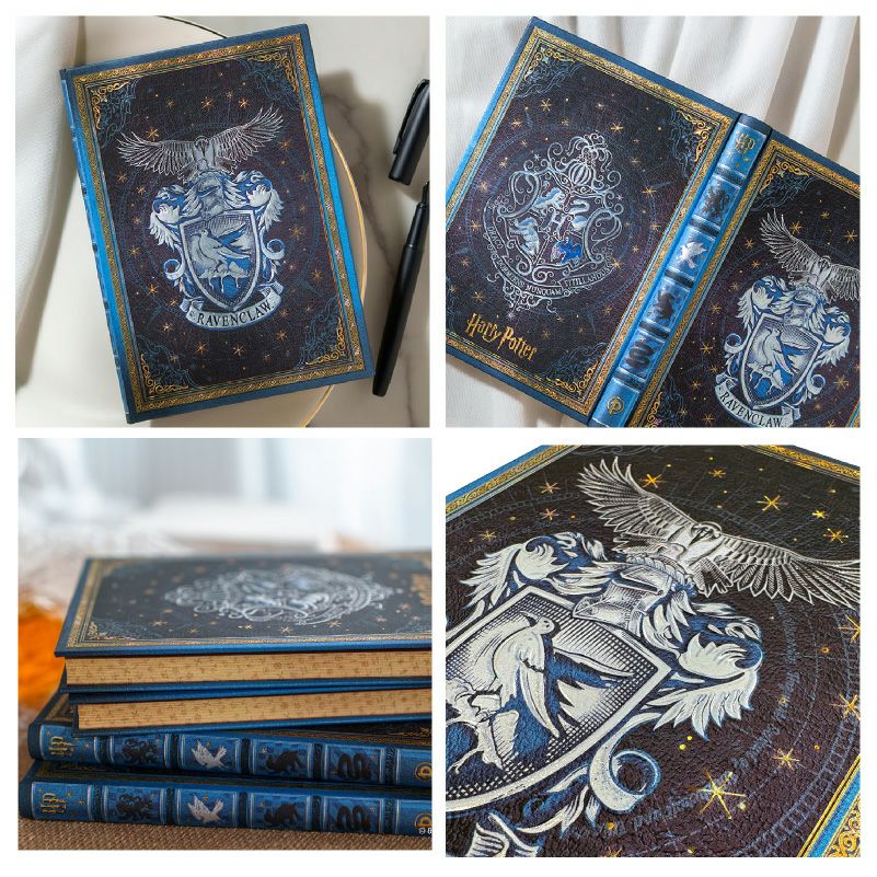 【名入れ無料】　ラミー サファリ LAMY Safari ハリーポッター Harry Potter ハリポタ 万年筆 ペーパーブランクス Paperblanks レイブンクロー ホグワーツ ミディ 罫線 ノート 2点セット 誕生日 ギフト 推し活