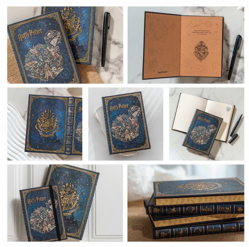 【ウルトラ罫線/ミディ無地 2冊セット】 Paperblanks ペーパーブランクス Harry Potter ハリーポッター ホグワーツの伝説 スリザリン ノート