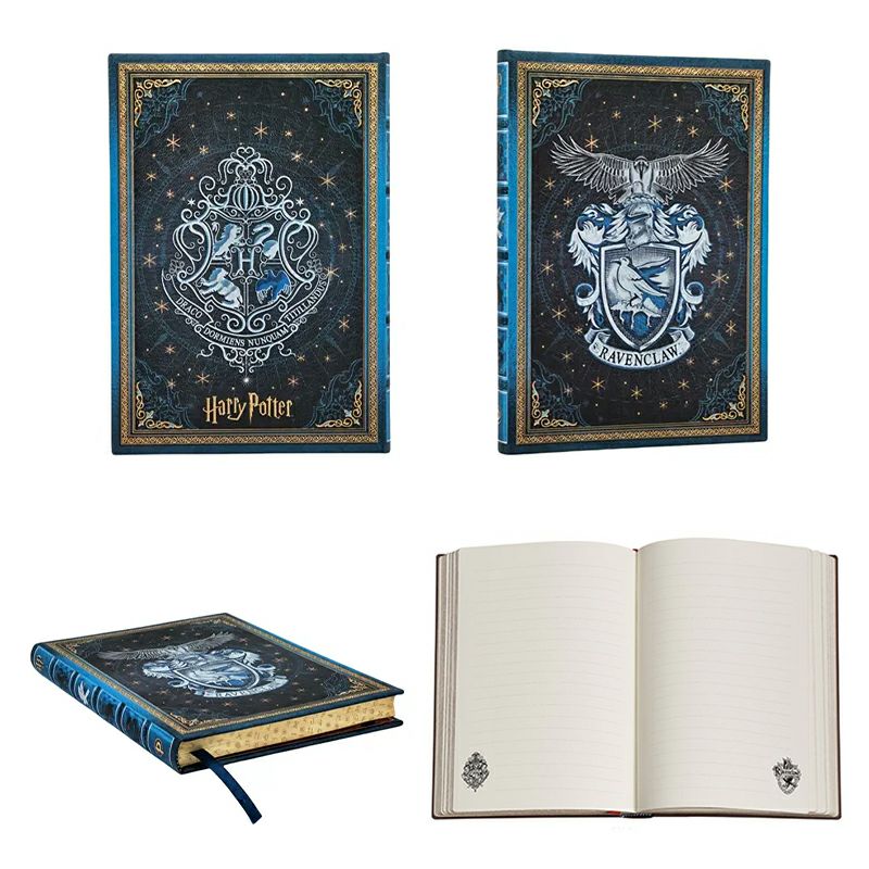 【ウルトラ無地/ミディ罫線 2冊セット】 Paperblanks ペーパーブランクス Harry Potter ハリーポッター ホグワーツの伝説 レイブンクロー ノート
