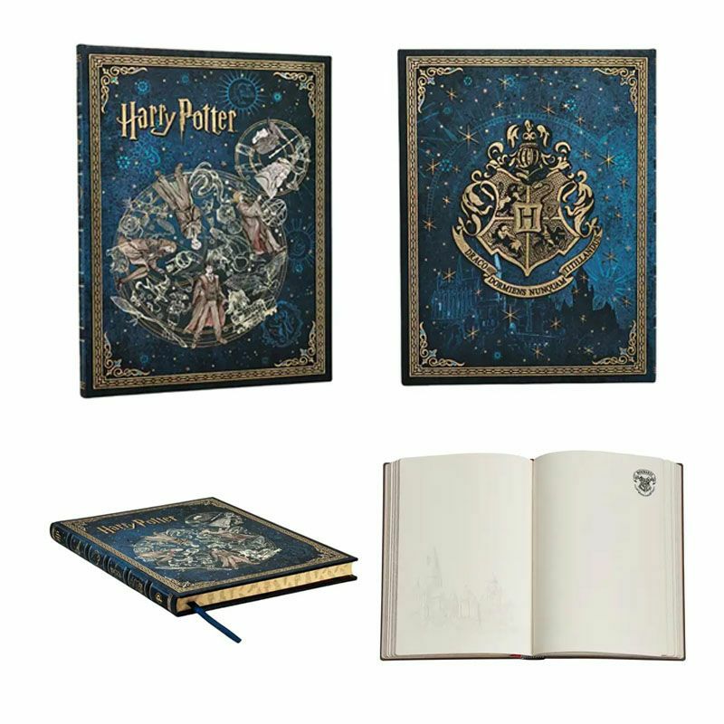 【ウルトラ無地/ミディ罫線 2冊セット】 Paperblanks ペーパーブランクス Harry Potter ハリーポッター ホグワーツの伝説 ハッフルパフ ノート