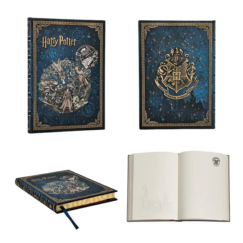 【ミディ無地/ミディ罫線 2冊セット】 Paperblanks ペーパーブランクス Harry Potter ハリーポッター ホグワーツの伝説 スリザリン ノート