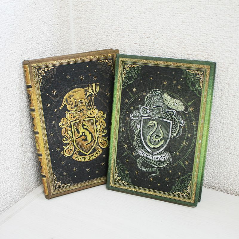 【ミディ無地/罫線 2冊セット】 Paperblanks ペーパーブランクス Harry Potter ハリーポッター ハッフルパフ スリザリン ノート