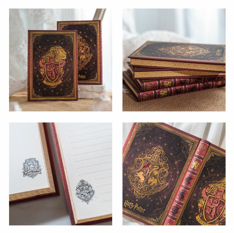 【ミディ無地/罫線 2冊セット】 Paperblanks ペーパーブランクス Harry Potter ハリーポッター グリフィンドール ハッフルパフ ノート