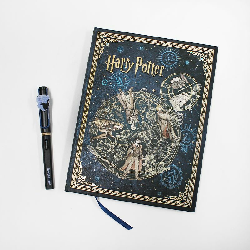 【名入れ無料】ハリーポッター Harry Potter ハリポタ ラミー サファリ LAMY Safari 万年筆 ペーパーブランクス Paperblanks レイブンクロー ホグワーツの伝説 ウルトラ 無地 ノート 2点セット
