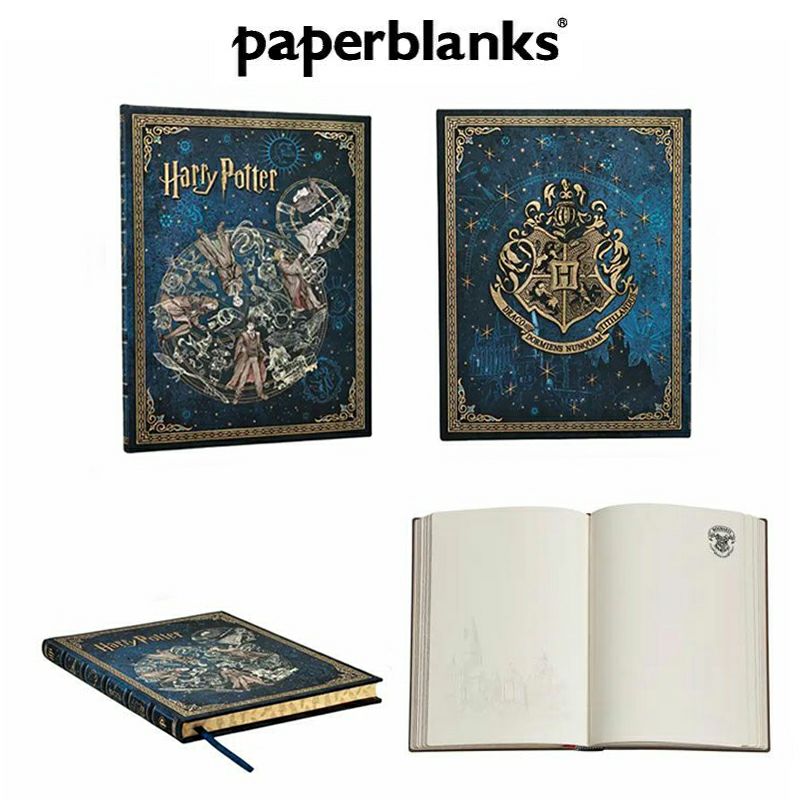 【名入れ無料】ハリーポッター Harry Potter ハリポタ ラミー サファリ LAMY Safari 万年筆 ペーパーブランクス Paperblanks レイブンクロー ホグワーツの伝説 ウルトラ 無地 ノート 2点セット