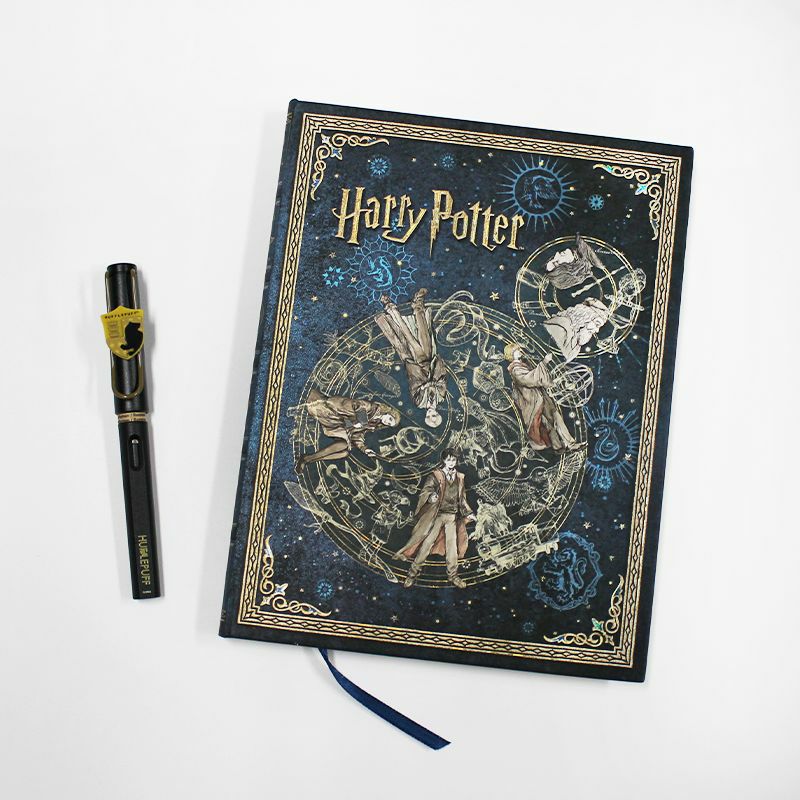 【名入れ無料】ハリーポッター Harry Potter ハリポタ ラミー サファリ LAMY Safari 万年筆 ペーパーブランクス Paperblanks ハッフルパフ ホグワーツの伝説 ウルトラ 罫線 ノート 2点セット